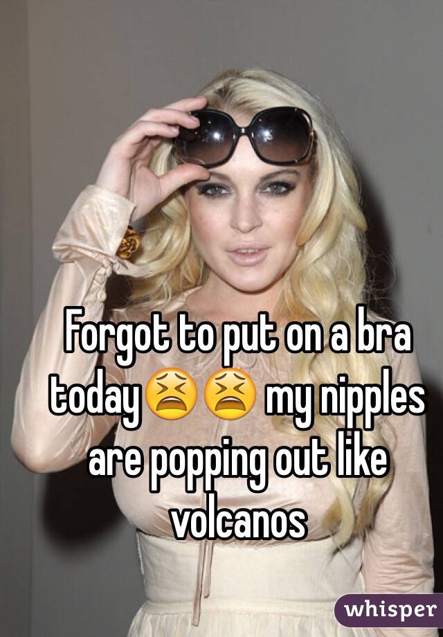 Nipples Poping Out